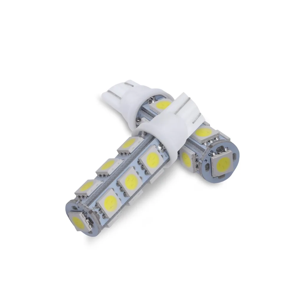2X Лидер продаж T10 13 SMD W5W светодиодный 5050 супер яркий Автомобильный светильник 194 12v