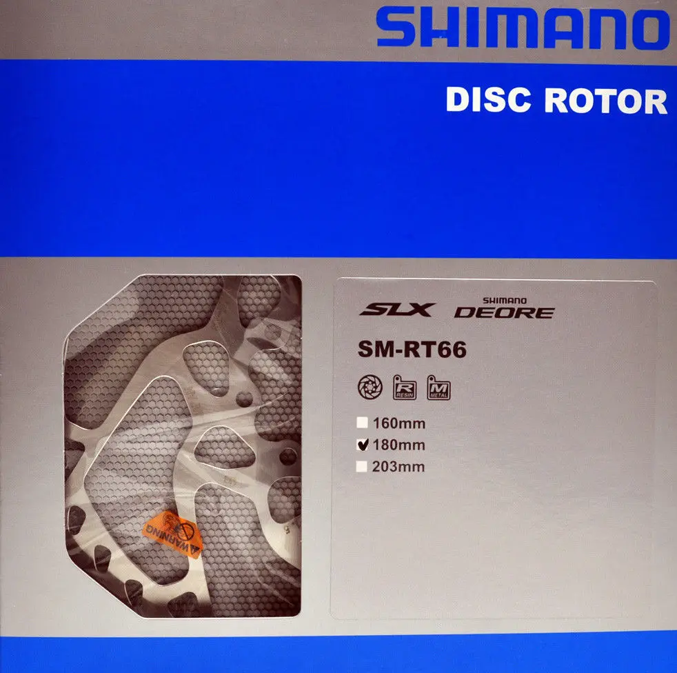 Оригинальный Shimano SLX SM RT66 160 мм/180 мм/203 мм MTB велосипед 6 болтов типа дисковых