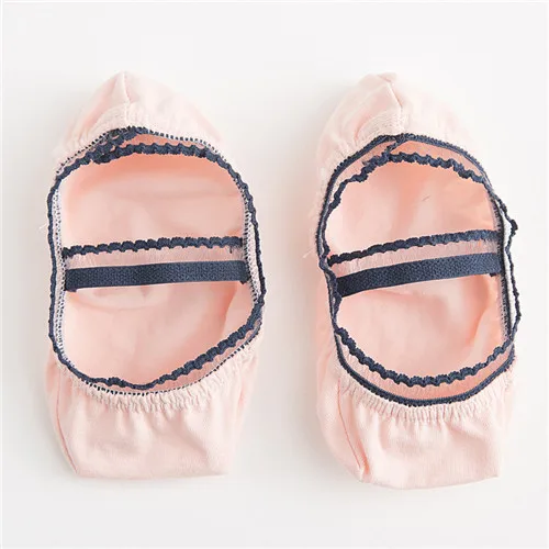 Детские носки из одного предмета, летние тонкие танцевальные носки для новорожденных девочек, хлопковые носки для маленьких девочек 1, 2, 3, 4, 5, 6, 7, 8 лет - Цвет: Розовый