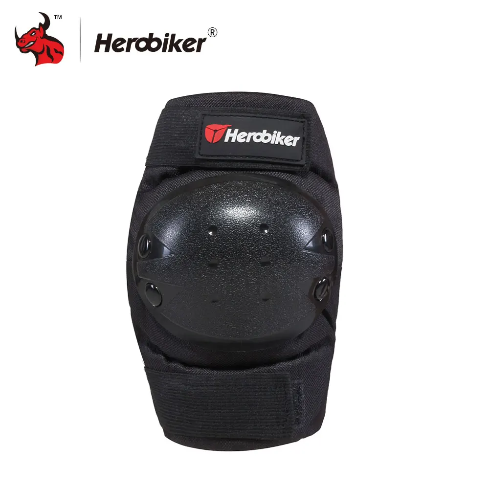 

HEROBIKER Motorcycle Elbow Pads Wrist Protector Protection for Scooter Cycling Roller Skating black Elbow Pads
