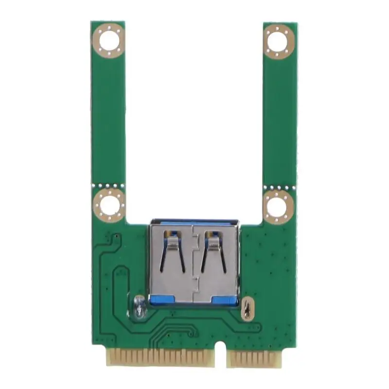 Mini PCI-E a tarjeta adaptador USB 3,0 PCI Express PCI-e a tarjeta de expansión USB 3,0 componentes de la computadora añadir en tarjetas para el ordenador portátil