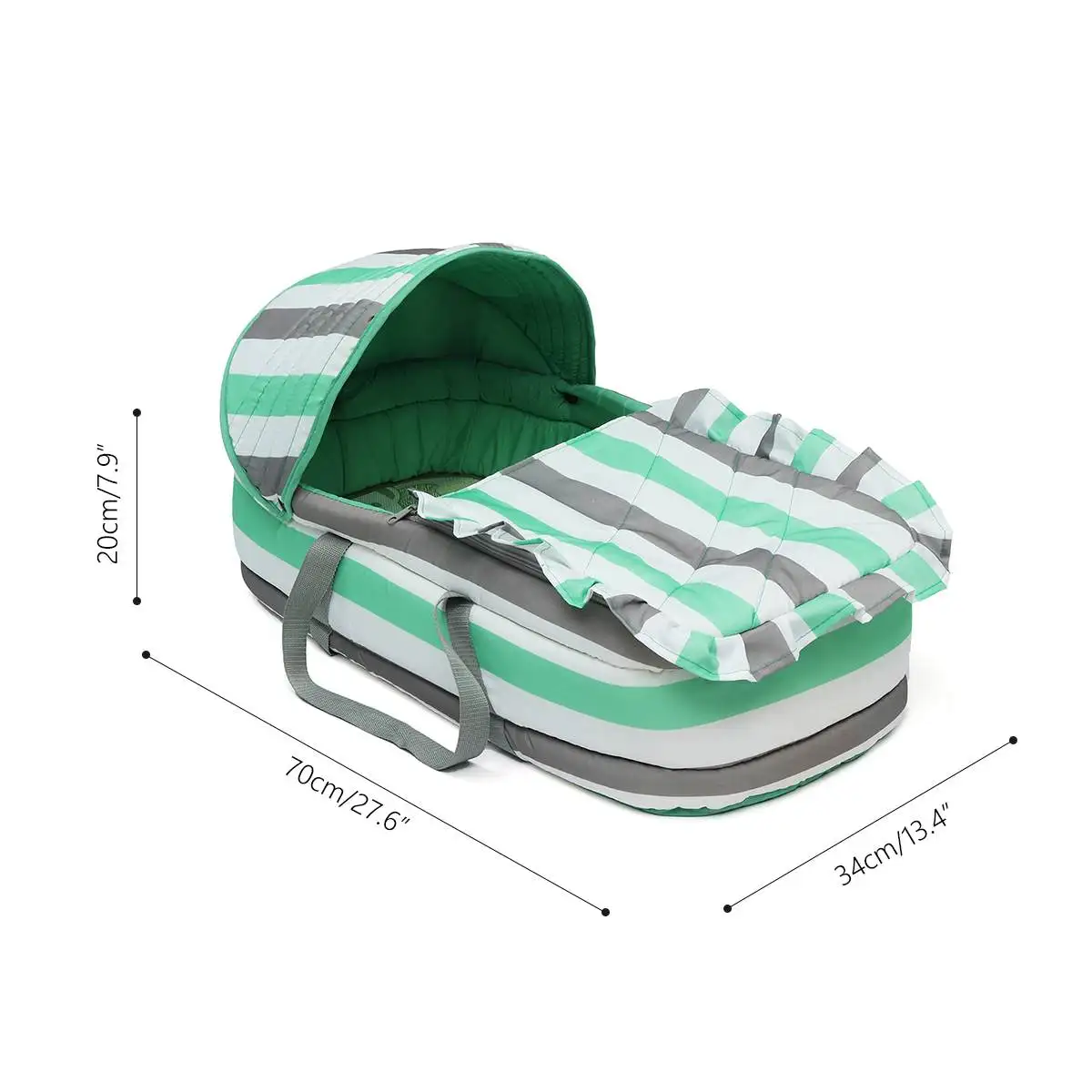 Портативная детская кроватка кровать для От 0 до 8 месяцев детская корзина удобные новорожденных путешествия кроватка-колыбель