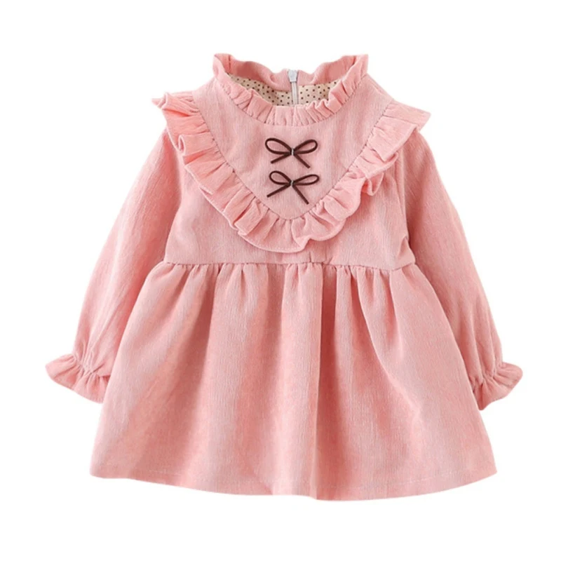 Dress For Girls Baby Girl Clothes Winter Gold Velvet Princess Dress Birthday Party Baby Clothes Cotton Baby Girl Dress
