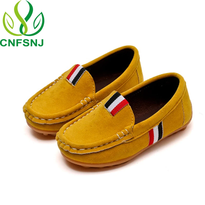 Cnfsn Демисезонный обувь для детей для Обувь для мальчиков детская Повседневное Спортивная обувь Лоферы для женщин для средних Обувь для мальчиков Slip-On модные мягкие размер 21-36