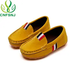 Cnfsn 2017 Демисезонный обувь для детей для Обувь для мальчиков детская Повседневное Спортивная обувь Лоферы для женщин для средних Обувь для
