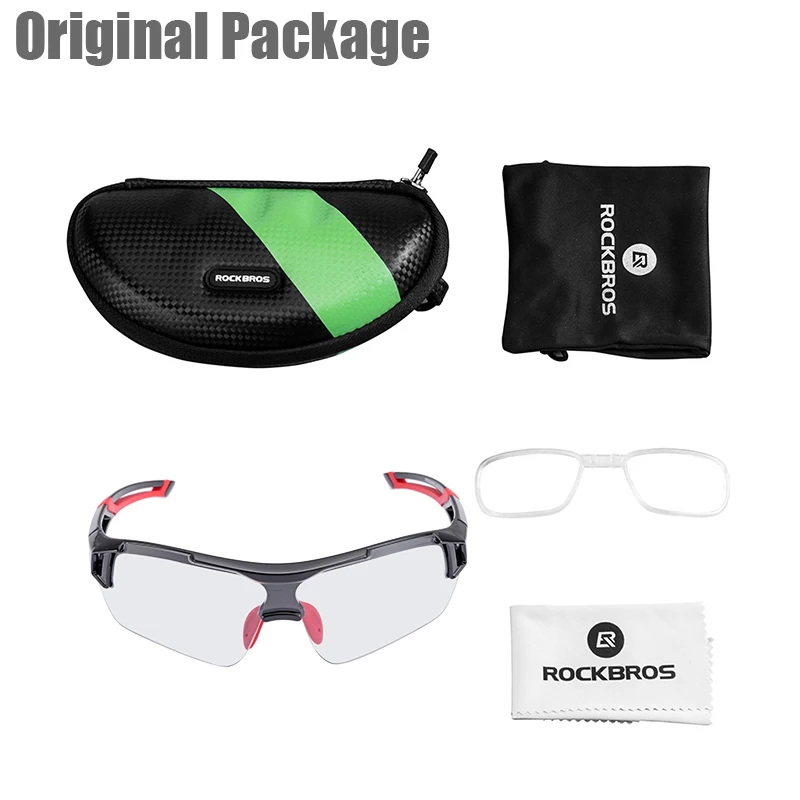 Sunglasses Goggles Photochromic Cycling Bicycle Bike Glasses Outdoor Sport Frame