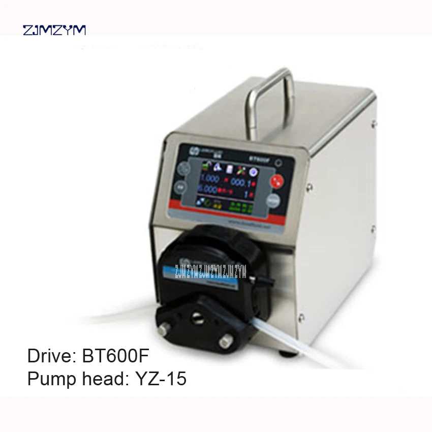 

BT600F YZ15 lab High Big Flow Precise Dispensing Intelligent Peristaltic Dosing Pump Water Liquid Industry Pump 0.006~1700ml/min