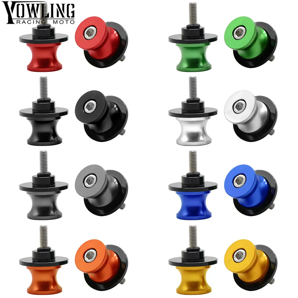 

M6 Motorcycle accessories Swingarm Spools slider stand screws for yamaha YZF R1/R1M 1999 2000 2001 2002 2003 2004 2005 2007 2008