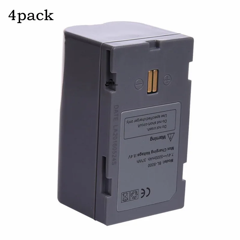 4pc NEW 7.4V 4400mAh BL 4400 battery for Hi target V30,V50,F61,F66 GNSS RTK GPSin Replacement