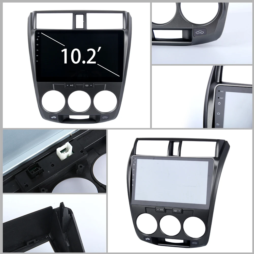 Top 10.2"  Car multimedia player Radio head unit for Honda City 2008-2012 Android 8.0 Head Unit 4G+32G Octa Core PX5 Car Radio 11