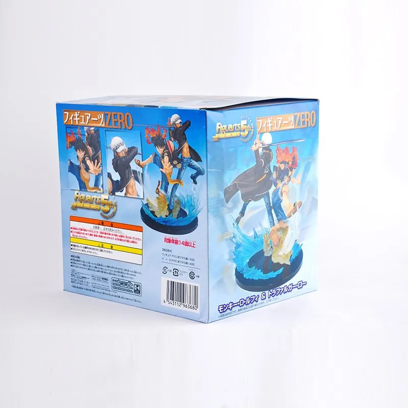 Аниме One Piece Luffy & Trafalgar Law экшн фигурка Коллекционная модель игрушка 18 см|one piece
