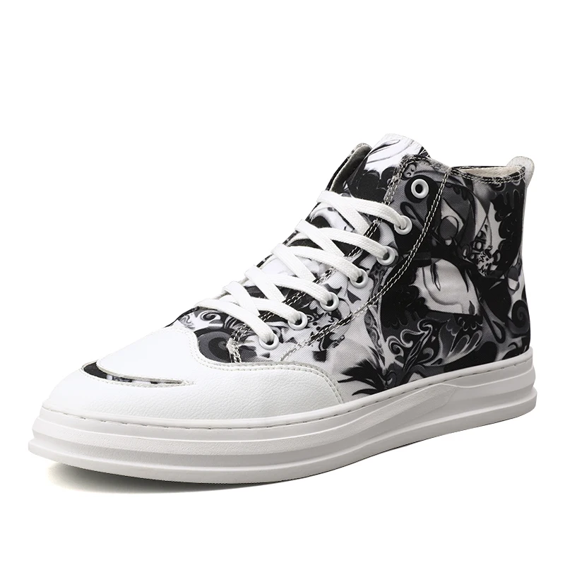 

size 39-44 Men's High-top Camouflage Canvas Shoes 2019 New Casual Men's Shoes Casual Shoes Men's Vulcanized Shoes
