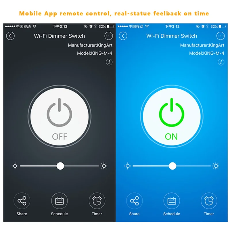 Светодиодный диммер 220 В, умный Wifi переключатель, бесступенчатый диммер с сенсорным управлением, совместим с Amazon Alexa Google Assistant