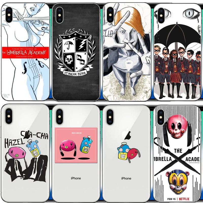 Новый TV The Umbrella Academy логотип модный жесткий чехол для телефона из ПК Fundas iphone 6 6S 7 8