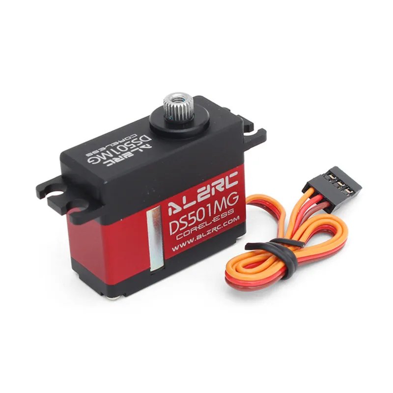ALZRC DS501MG 450 500 Средний Цифровой Металлический заблокированный рулевой сервопривод
