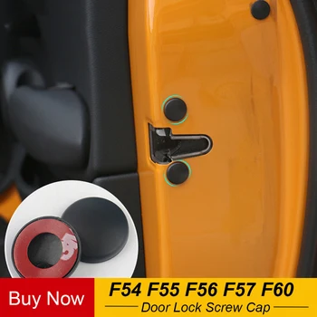 

4Pcs Car Exterior Door Lock Screw Cap Protector Anti-Rust Cover Trim For Mini Cooper Clubman Countryman F60 F55 F56 Accessories