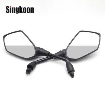 

FOR KTM 640 LC4 690 SMC 2008 2009 2010 2011 Universal 10mm Motorcycle Rearview Mirrors Black Scooter side retroviseur moto