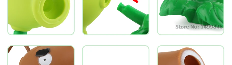 Растения против Зомби Peashooter ПВХ фигурка модель игрушки подарки игрушки для детей Высокое качество в OPP мешок