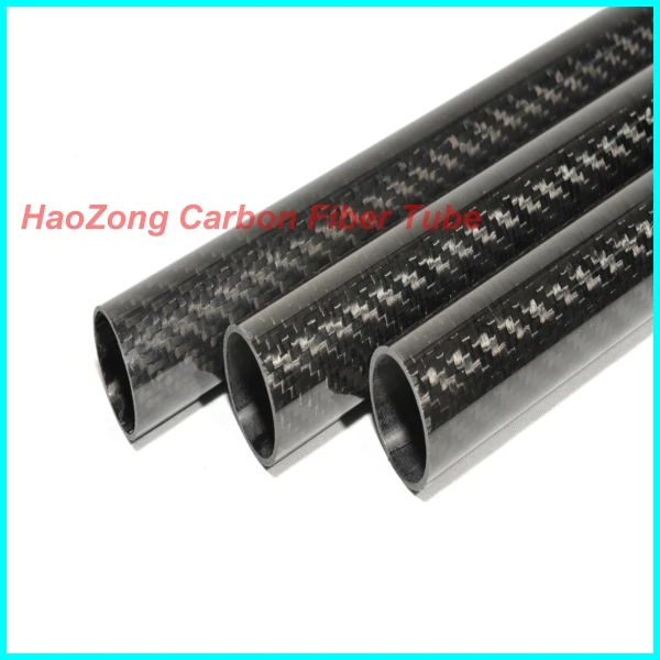 Fibra de Carbono Mate para rc Rolo Envolvido Tubo - Tubulação Eixo 19mm * 16mm 500mm Superfície Quadcopter 19*16 3 k 7 * 500mm superfície mate para rc quadcopter 19*16