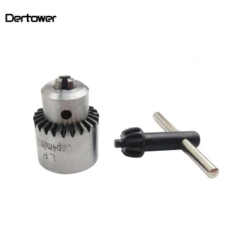 

Micro Motor Drill Chucks Clamping 0.3-4mm Jt0 Taper Mounted Chuck With Chuck Key 3.17mm Brass Mini Electric Motor Shaft DT7