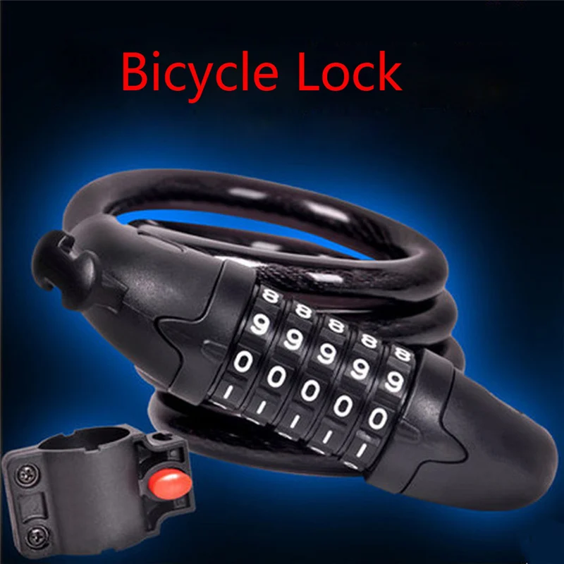 code Bike Lock steel, copper, PVC, ABS engineering Anti theft Cable