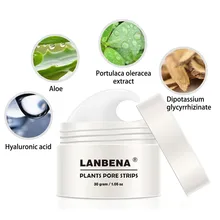 2017 New Style LANBENA Blackhead Remover Nose Mask Pore Strip Black Peeling Acne Treatment Deep Cleansing Skin Care