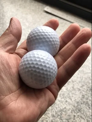Тренировочный мяч для гольфа прочные дистанционные мячи для гольфа двухслойный мяч