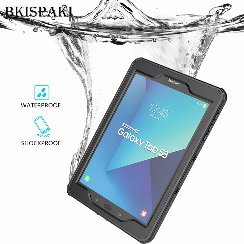 Водонепроницаемый чехол для планшета Samsung Galaxy Tab S3 9 7 дюйма|Чехлы планшетов и