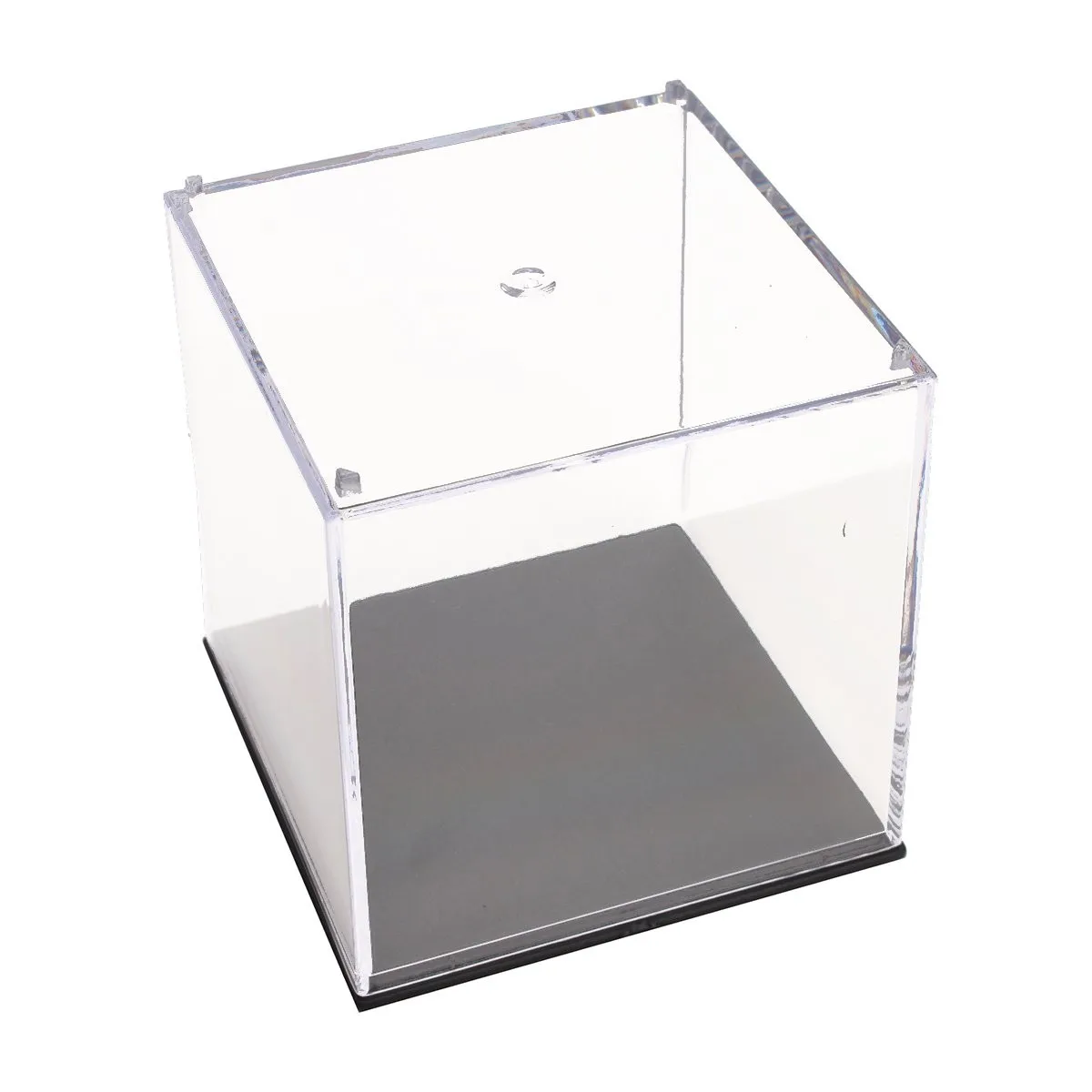 

2.8''/7cm Mini Transparent Clear Acrylic Display Box Show Case Dustproof Tray Protection Box For Model Dustproof ShowCase