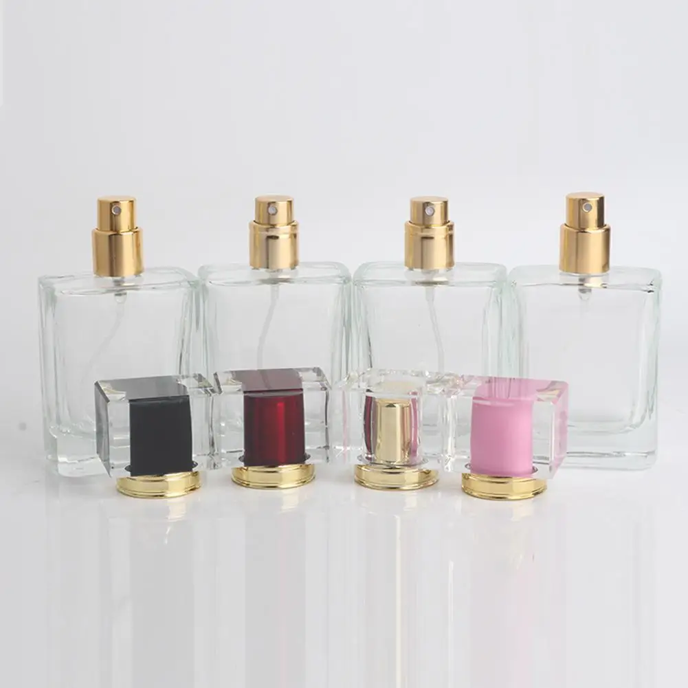 

50ml Refillable Travel Fine Mist Perfume Atomizer Empty Glass Spray Bottles