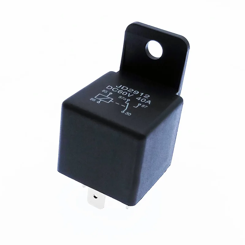 

40A Auto Car relay JD2912 5 Pin DC 12V 24V 36V 48V with Mounting Hole Coil Power 1.8W Automobile Control Device