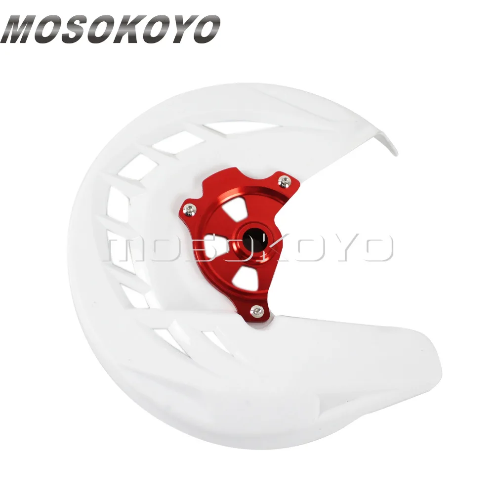 For Honda CR CRF 125R 250R 250X 450R 450X Motocross MX Enduro Dirt Bike X-Brake Front Disc Cover Rotor Guard 2004-2018