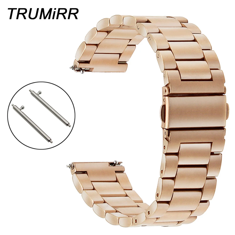 Quick Release Stainless Steel Watchband 18mm 20mm 22mm 23mm Universal