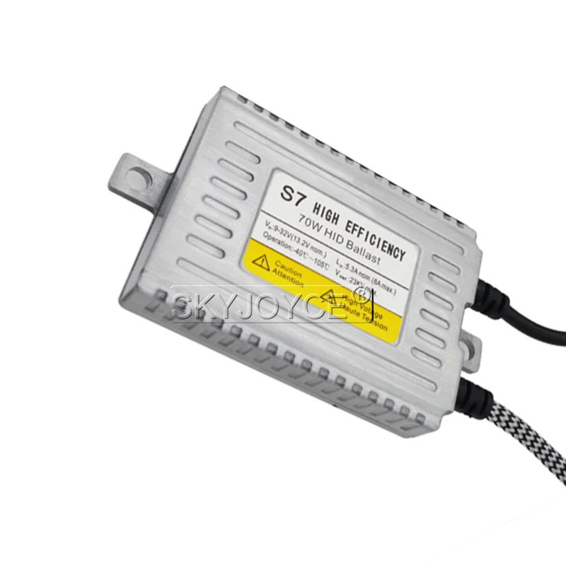 SKYJOYCE HID Xenon Ballast DLT 24V 70W Fast Bright Quick Start Xenon Bulb Ignition Block DLT Slim Ballast S7 For Xenon HID Lamps (15)