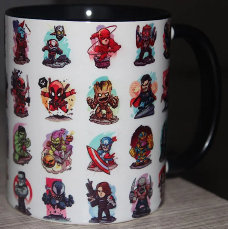 Новая кружка Marvel с Мстителями эндшпиль фигурка керамика кофейные чашки и кружки Рождественский подарок