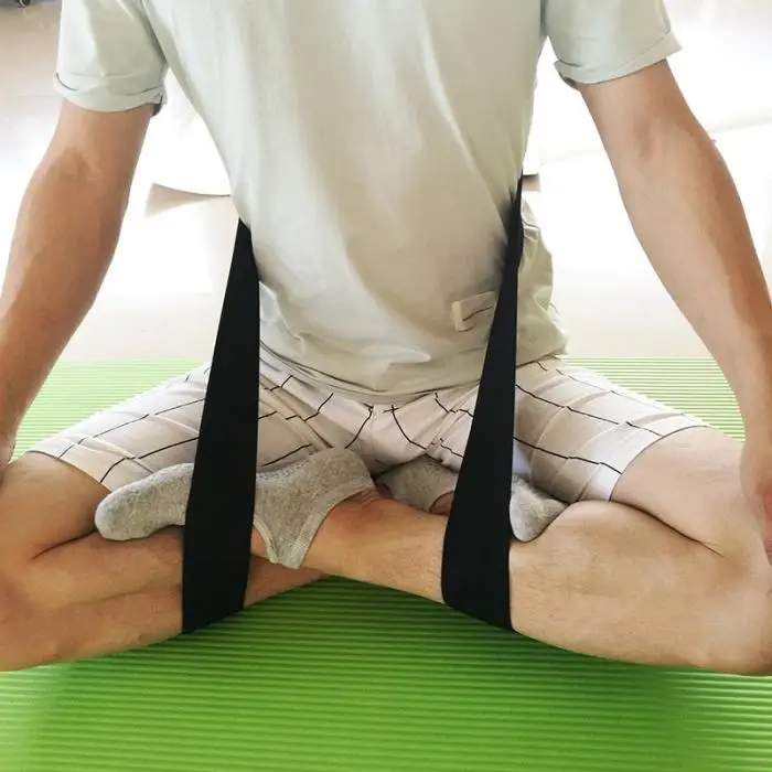 New Meditation Yoga Seat Belt Healthy Posture Support Strap for Lotus Asana Position LMH66