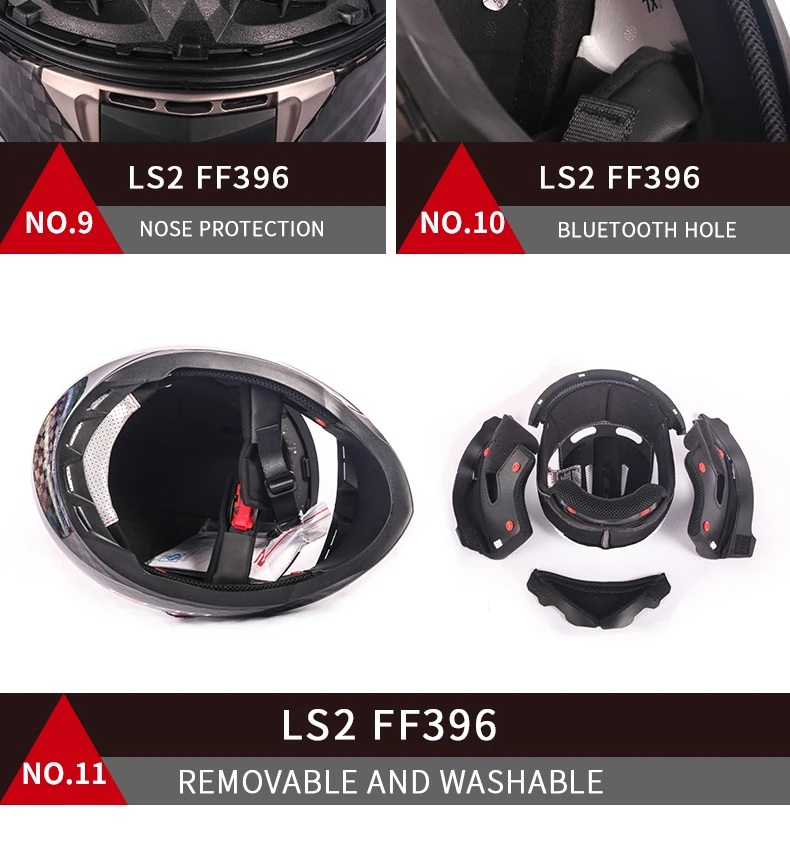 Новое поступление LS2 12 K из углеродного волокна moto rcycle шлем LS2 CT2 Полный лицевой шлемы moto casque moto без насоса FF323 тот же материал