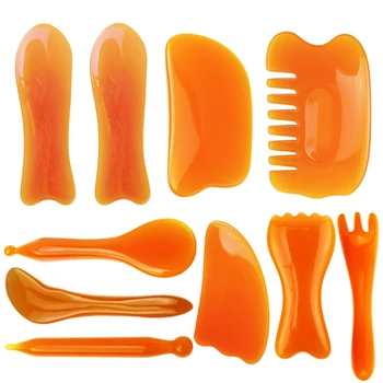 

Resin Beeswax Facial Massage Sticks Beauty Sticks Heads Pull Out Bars Body Points Meridian Scraping Foot Care Acupoints Massage