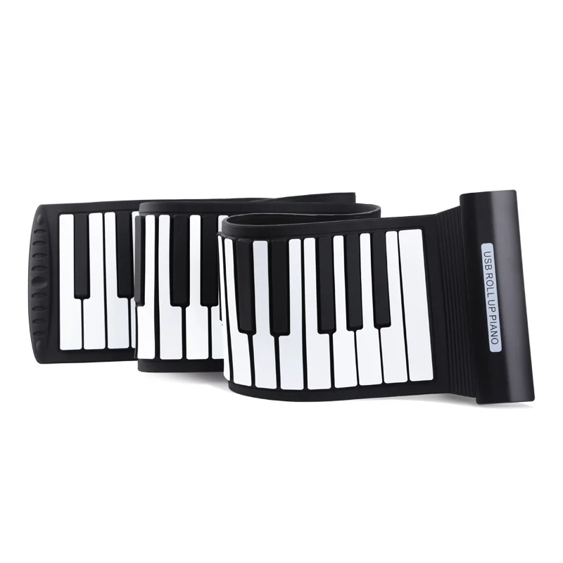 

Roll Up Piano 88 Keys Karaoke Silicone Electronic Keyboard Without Speaker