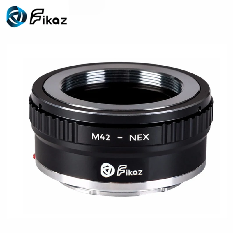 

Fikaz M42-NEX II Camera Lens Mount Adapter Ring For M42 42mm Screw Lens to Sony NEX E-Mount for Sony NEX-7 NEX-6 NEX-5N NEX-3