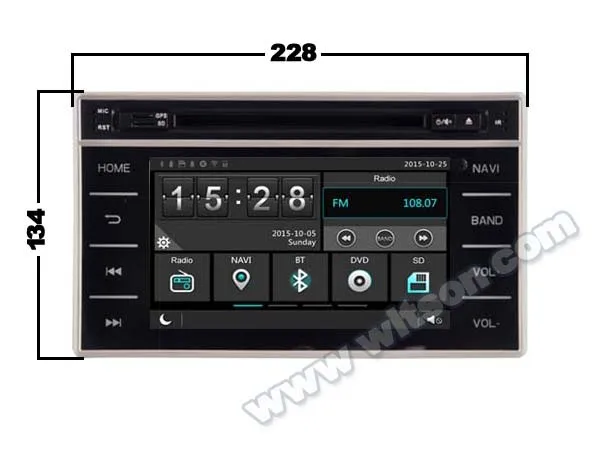 Perfect WITSON CAR DVD GPS For TOYOTA HILUX 2015/REVO 2015 car audio navi with Capctive Screen 1080P DSP WiFi 3G DVR Good Price 25