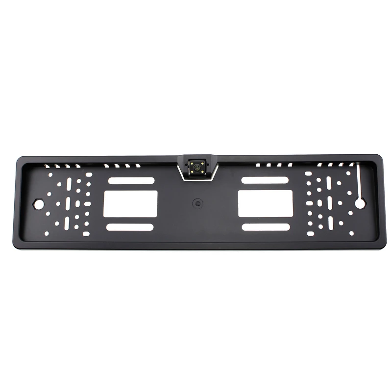 

European License Plate Frame Car Rear View Camera Waterproof Night Vision Reverse Backup Camera with 4 LED Light