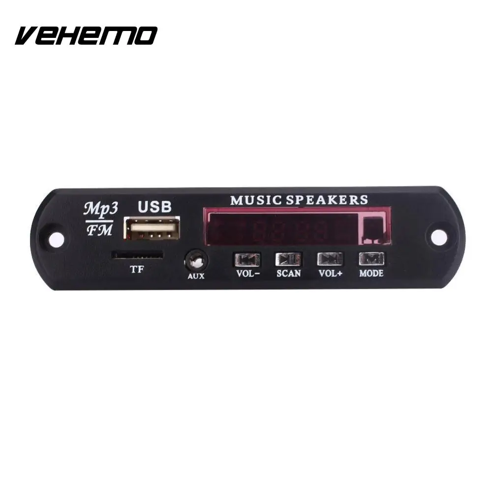 

Vehemo Car Vehicles Auto MP3 Music Decoder 4 Keys Module FM Radio USB Interface