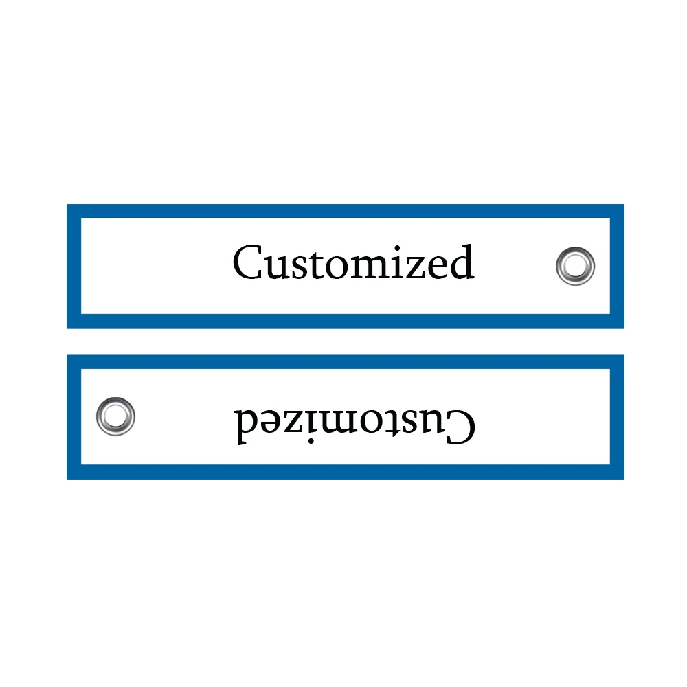 

Customized Luggage Tag Label Keychain