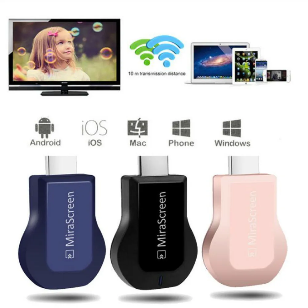 

YIKIXI MiraScreen OTA TV Stick Smart TV HD Dongle Wireless Receiver Airplay Miracast oneanycasting for phone TV