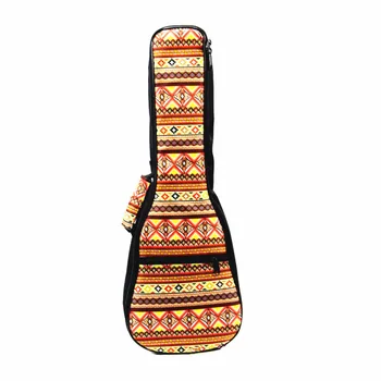 

ZONAEL 21"23"24''26'' Soprano Concert Tenor Ukulele Bag Case Backpack With Double Shoulder Strap Guitar Bags Cases National Wind