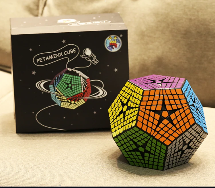 Новые Топы ShengShou 8x8 Dodecahedron клейкая Волшебная кубическая Мозаика Черный Cubo Magico развивающие игрушки подарки для детей Прямая поставка