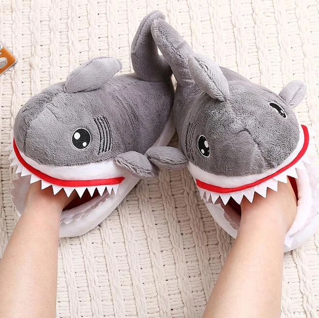 HKSNG Winter Adult Grey Slippers Paw Claw Indoor Floor Home Shoes Christmas Pajamas Gift _ - AliExpress Mobile