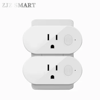 

Universal Intellige Output Smart Home US Mini WiFi Smart Socket Standard Wall Switch Plug With Energy Alexa/Google Timer