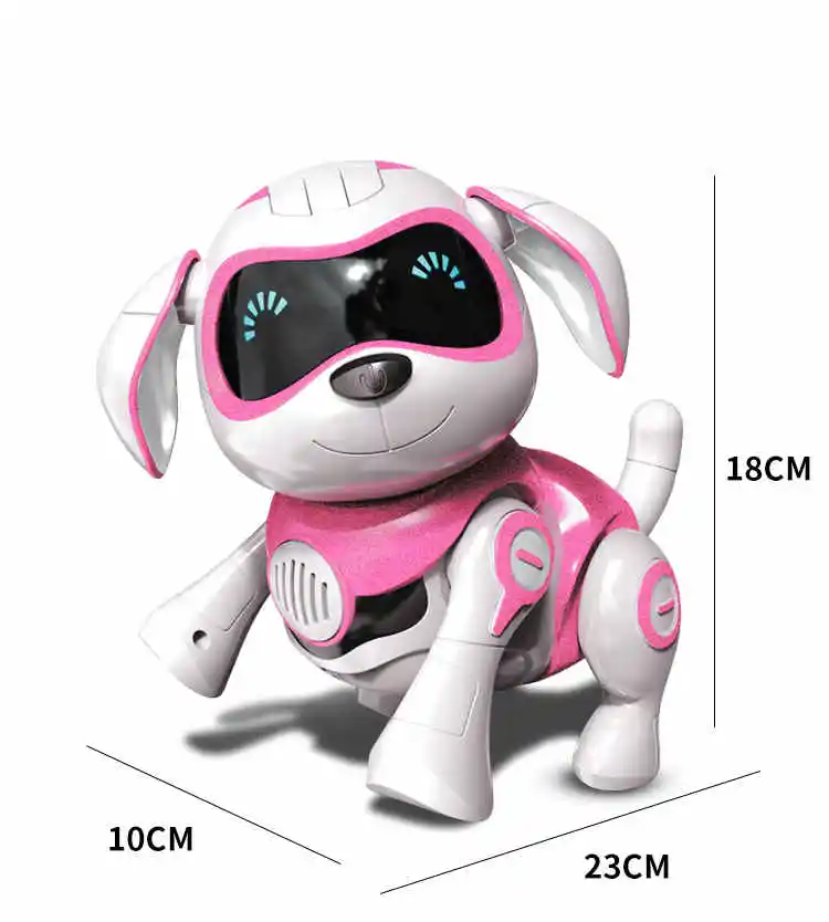 Умный робот, игрушка для собак, Умные Электронные Домашние животные, детская игрушка, милые животные, умный робот, подарок для детей на день рождения - Цвет: Розовый